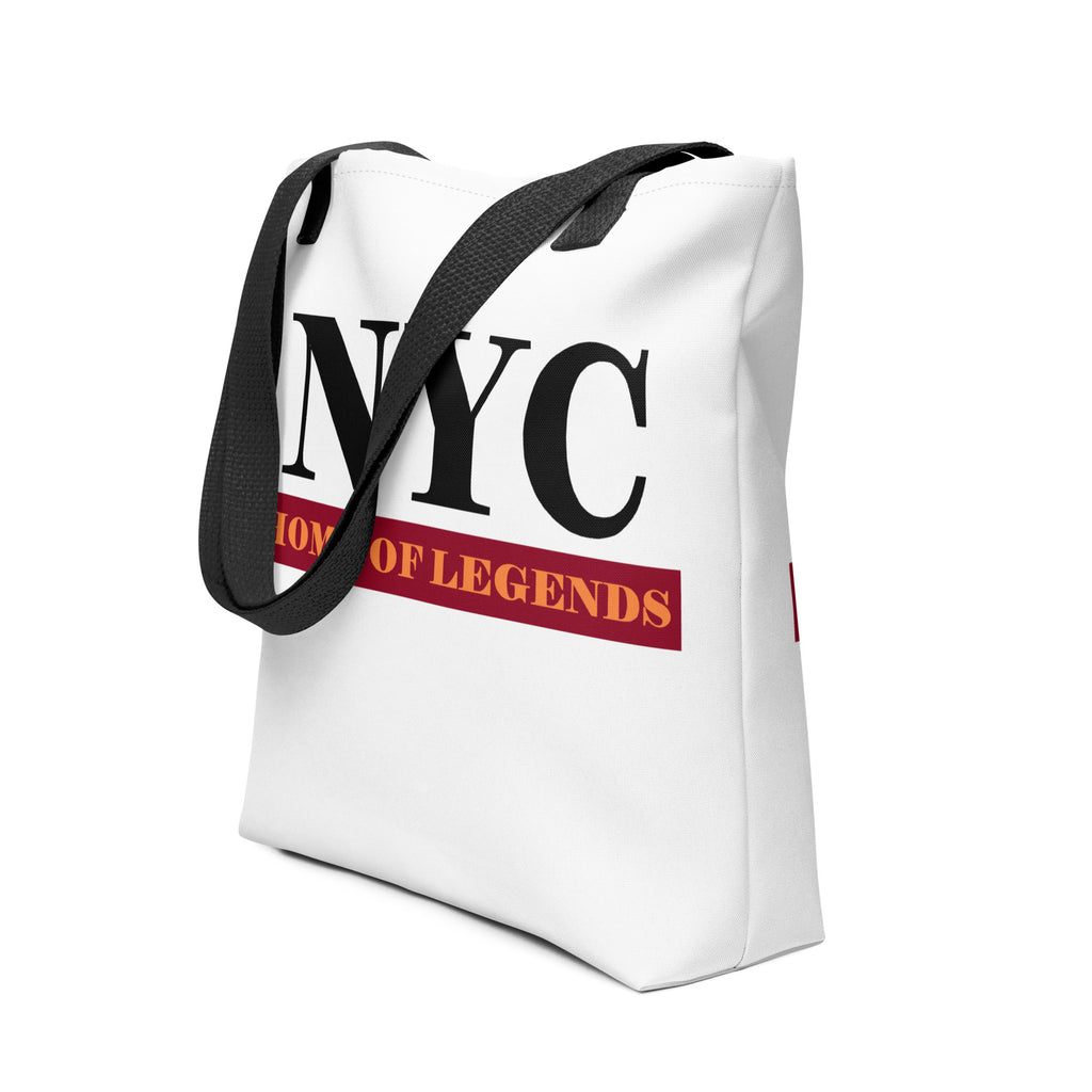 New York City Home of Legends - All-Over Print Tote Bag